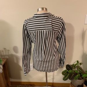Who What Wear Tops - NWOT striped tie blouse Who What Wear Tops - NWOT striped tie blouse
